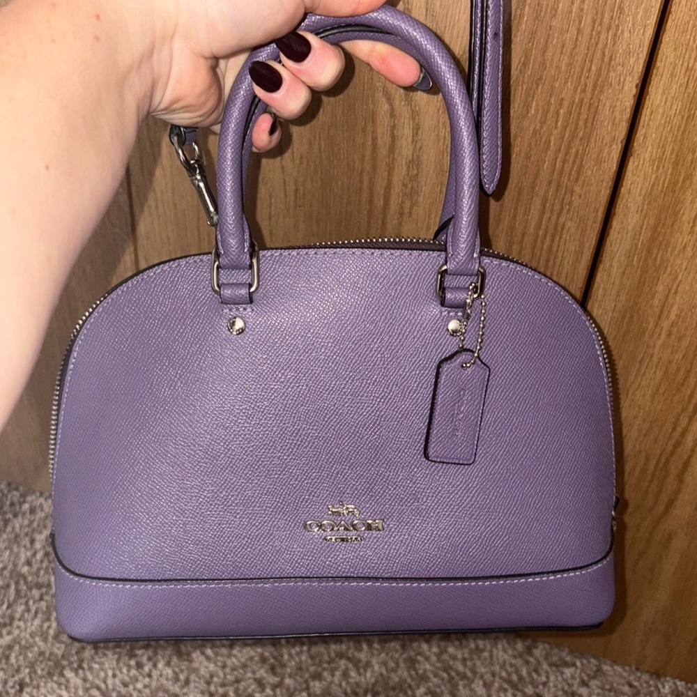 Small Purple Coach Purse